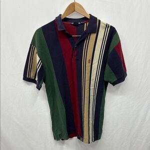 Vintage Colorful Nautica men’s Striped Polo Shirt Sz M